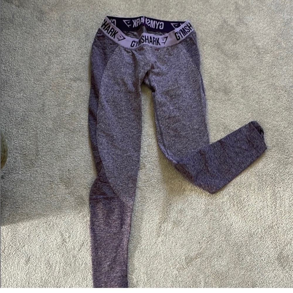 Gymshark Heathered Purple Leggings